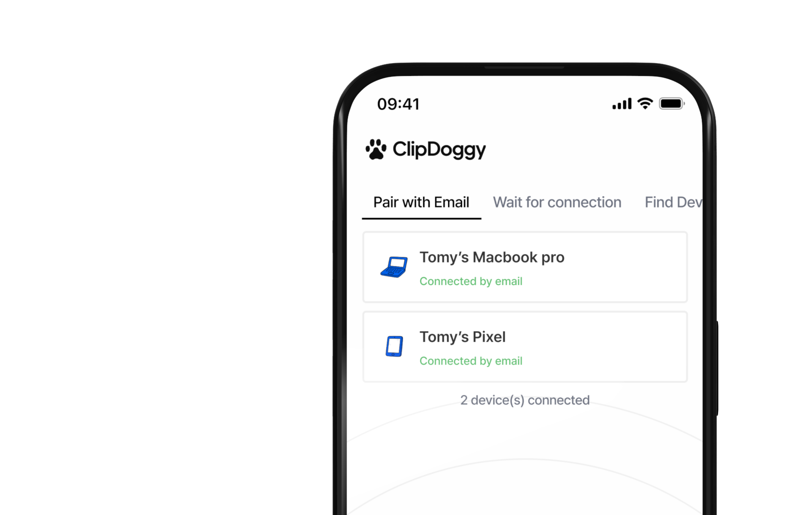 Secure direct connection between Mac and Android, no server required